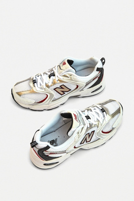 new balance 530 white and red