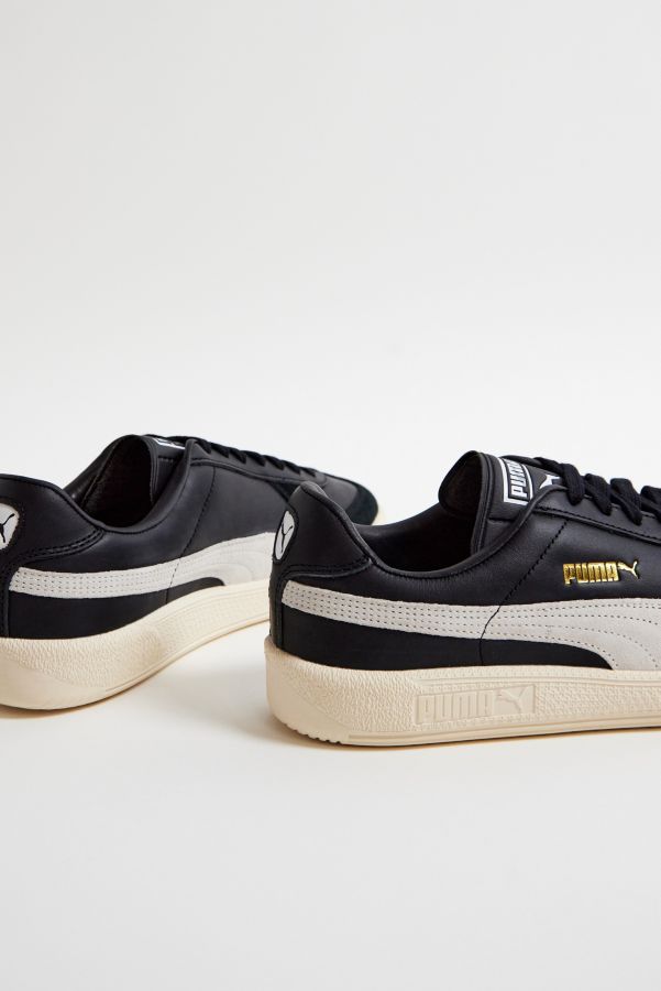 Slide View: 4: PUMA Schwarz Armee Trainer Wildleder Trainers