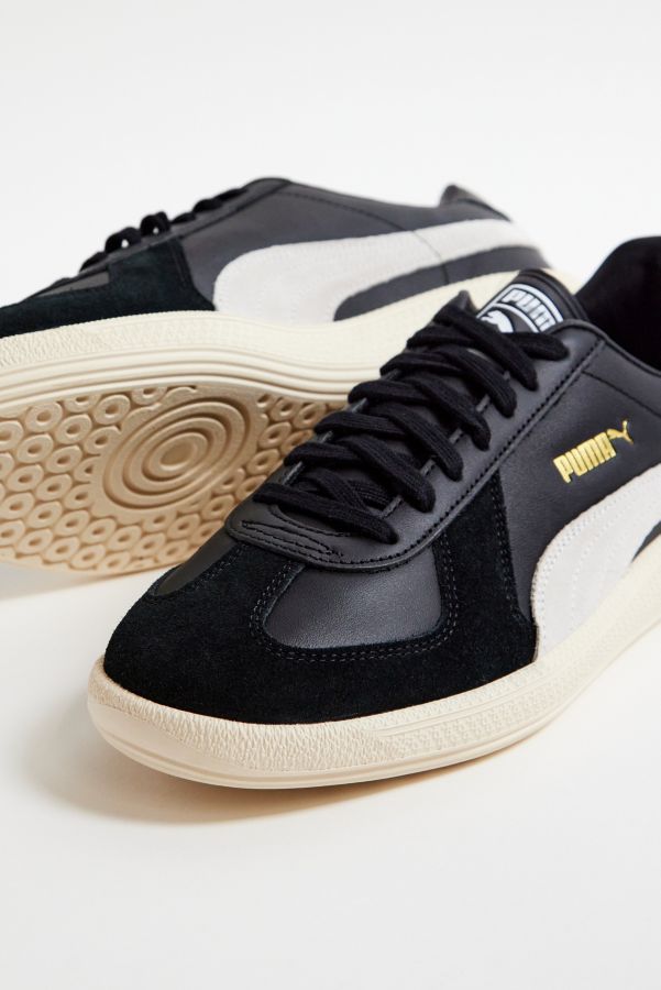 Slide View: 5: PUMA Schwarz Armee Trainer Wildleder Trainers