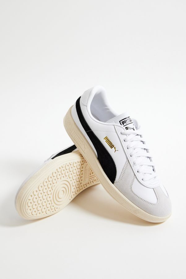 Vista de diapositivas: 2: Zapatillas Deportivas PUMA de Ante Negro y Blanco