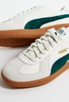 Thumbnail View 4: PUMA White & Green Army Suede Trainers