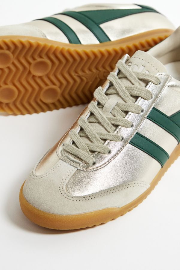 Vista diapositiva: 5: Scarpe da Ginnastica Gola Glim Oro & Verde Torpedo