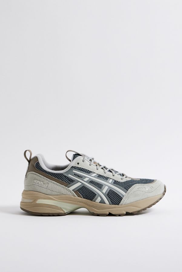 Vista diapositiva: 4: ASICS Grey & Beige Gel 1090 Trainers