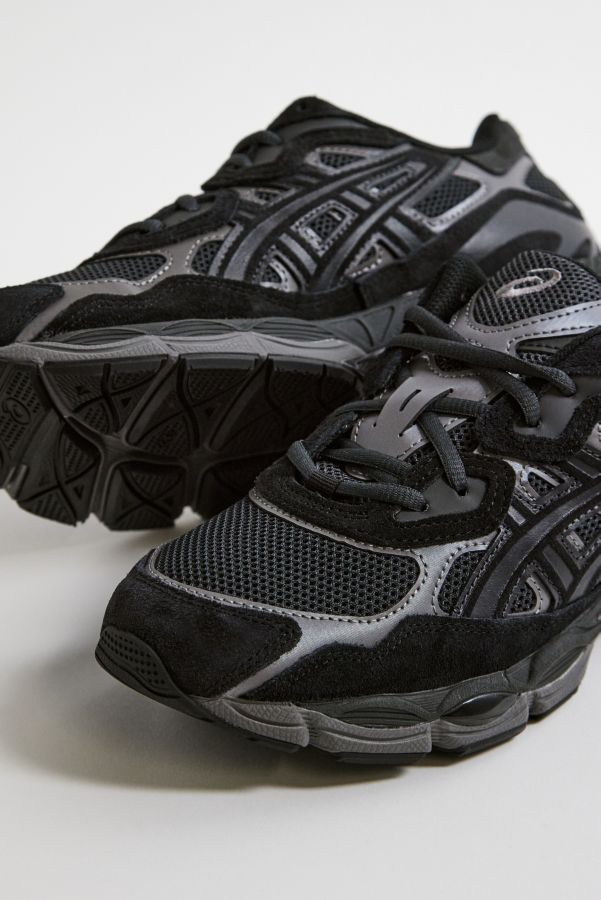 Vista diapositiva: 4: ASICS Black Gel-NYC Trainers