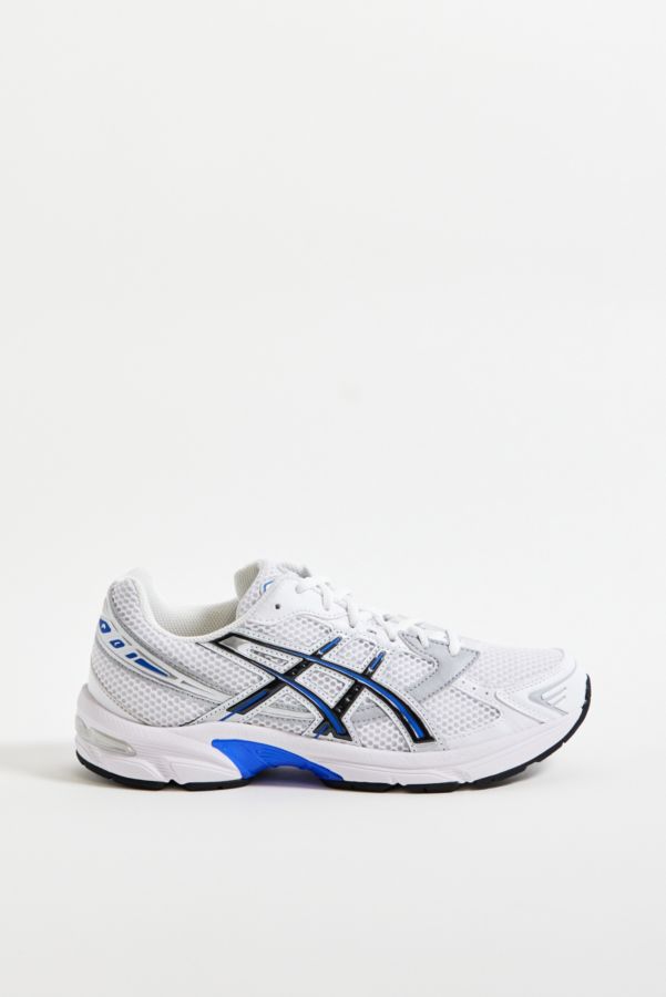 Slide View: 3: Baskets Asics Blanches & Bleues 1130