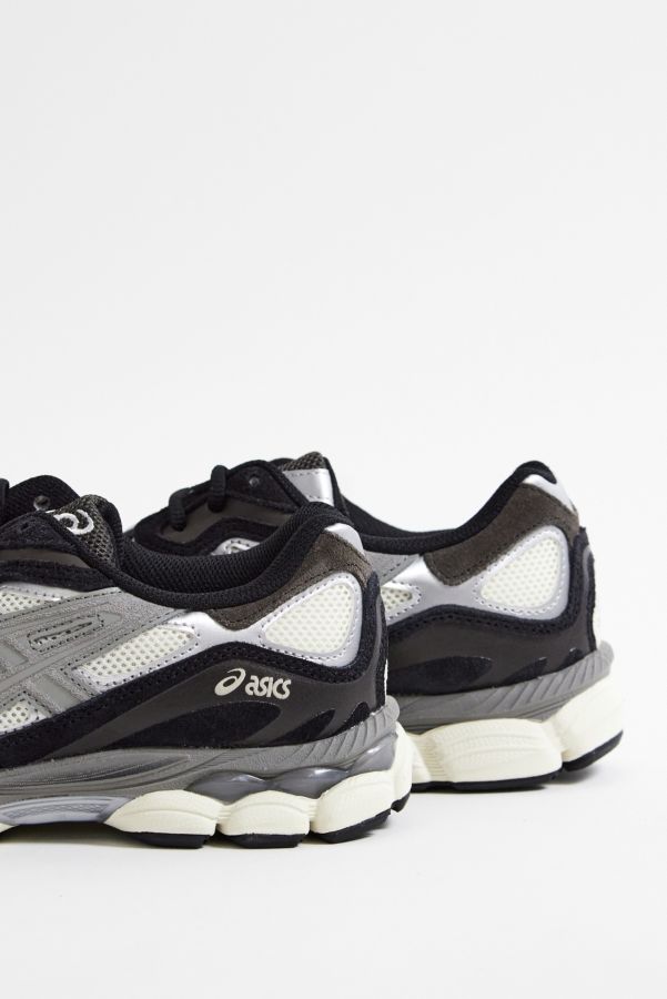 Vista diapositiva: 4: ASICS Grigio & Nero Gel-NYC Scarpe da Ginnastica