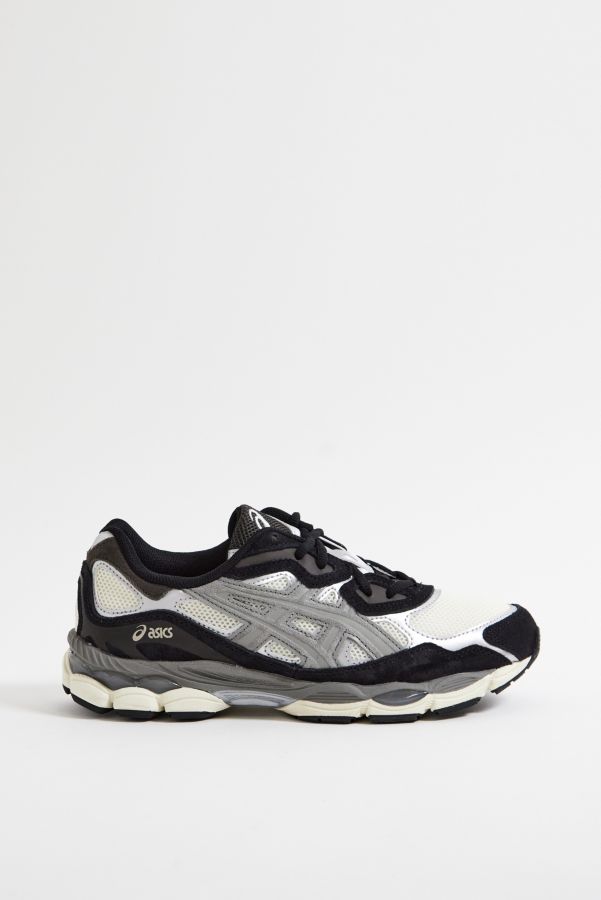 Vista diapositiva: 5: ASICS Grigio & Nero Gel-NYC Scarpe da Ginnastica