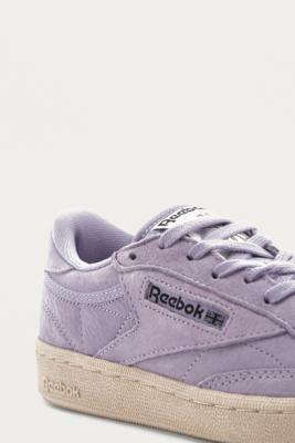 reebok classic club c trainers in pastel grey