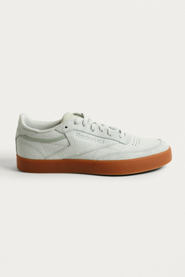 reebok club c pastel blue trainers