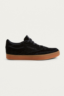 reebok club c fvs trainers in black