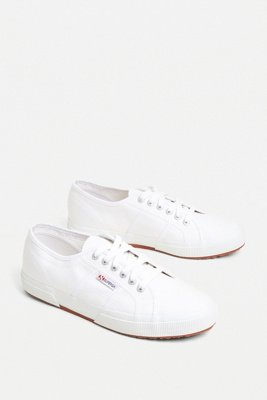 superga white trainers
