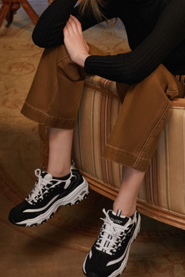 skechers d'lites 2 femme or
