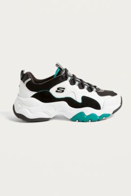 skechers d'lites 3 homme or