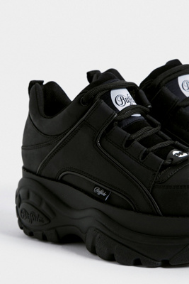 chunky black platform trainers