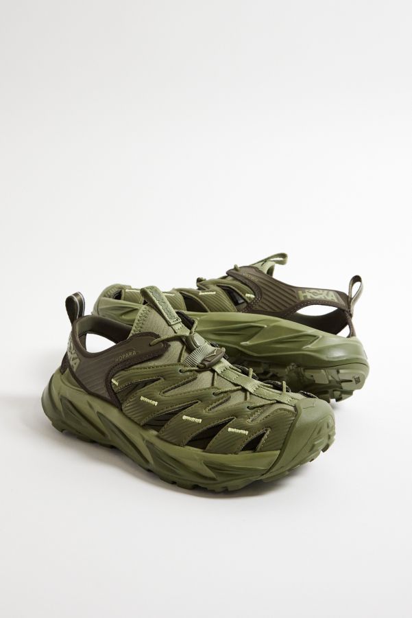 Vista diapositiva: 2: HOKA Forest Green Hopara Trainers