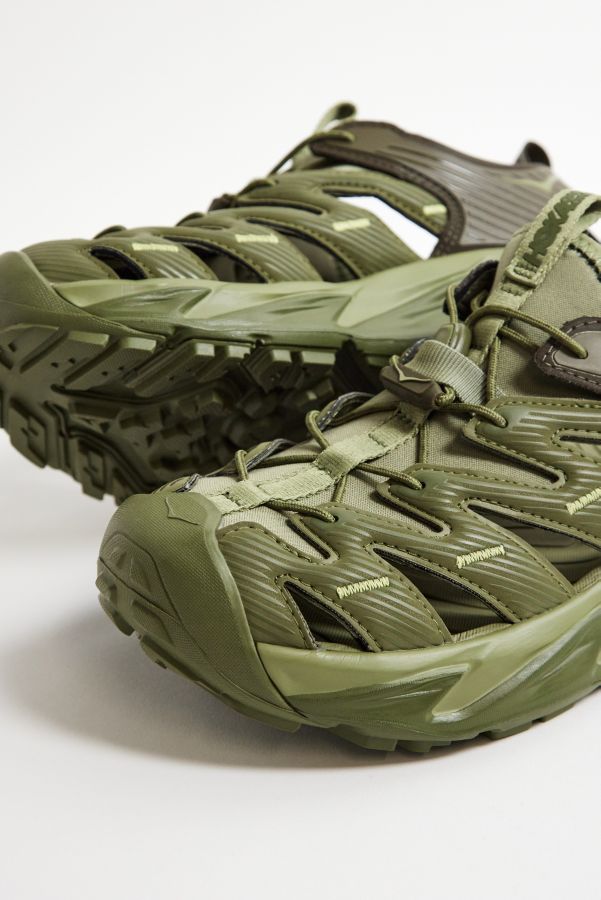 Vista diapositiva: 5: HOKA Forest Green Hopara Trainers