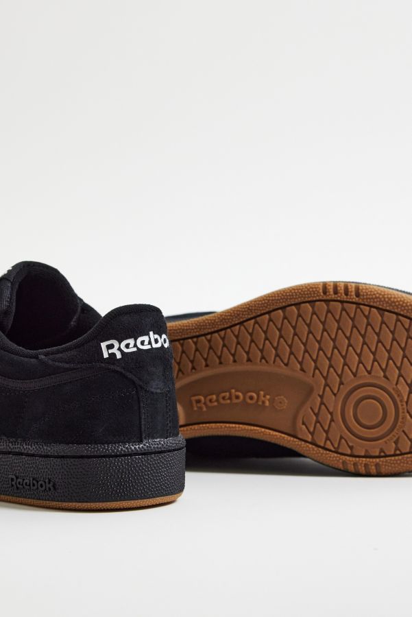 Vista diapositiva: 5: Reebok Black Suede Club C 85 Trainers