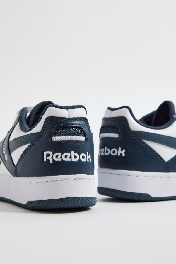 Vista diapositiva: 5: Scarpe da Ginnastica Reebok Bianche & Blu Navy BB 4000