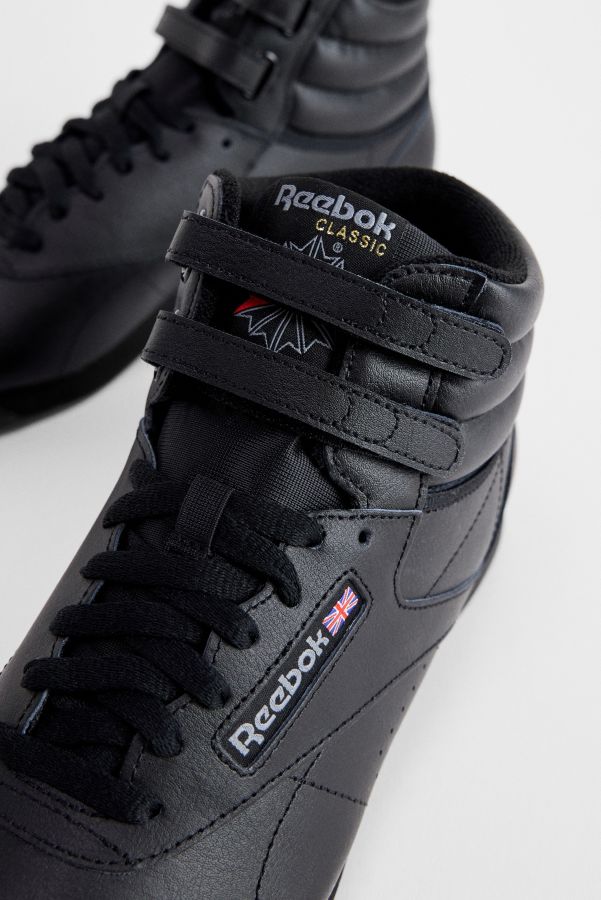 Slide View: 4: Reebok Black Freestyle Hi Trainers