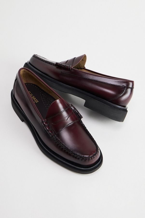 Slide View: 2: G.H.Bass Wein Schritt Larson Weejuns Penny Loafers