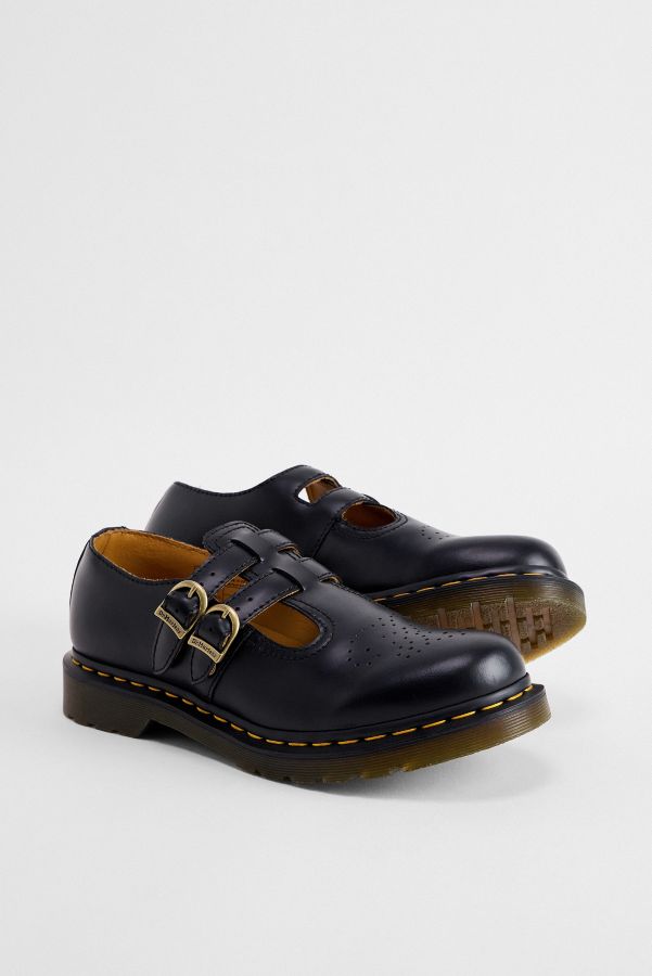 Slide View: 1: Dr. Martens Black 8065 Mary Jane Shoes