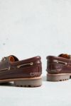 Visualizzazione miniature 4: Timberland Burgundy Full Grain Leather 3-Eyelet Lug Boat Shoes