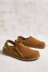 Thumbnail View 1: Birkenstock Mink Lutry Premium Suede Slippers