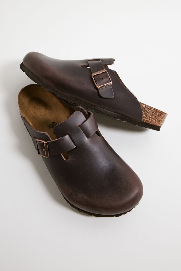 Vista diapositiva: 1: Birkenstock Habana Oiled Leather Boston Clogs