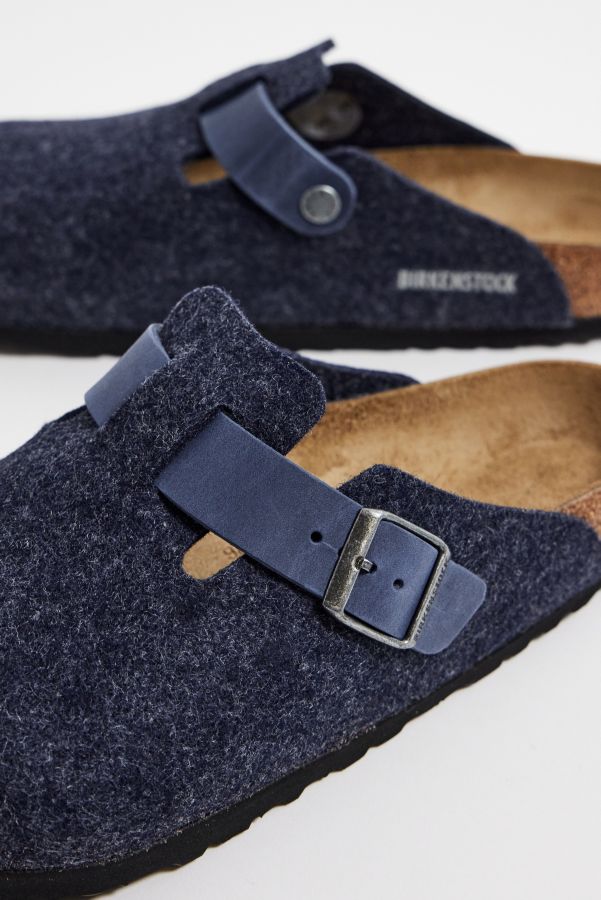 Vista diapositiva: 4: Zoccoli Boston Birkenstock in Feltro Midnight Mix