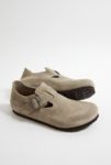 Thumbnail View 2: Birkenstock Taupe Wildleder London Clogs