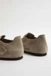 Thumbnail View 3: Birkenstock Taupe Wildleder London Clogs