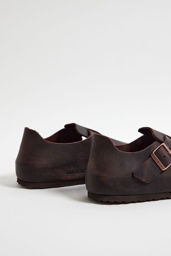 Slide View: 4: Birkenstock Habana Geöltes Leder Clogs