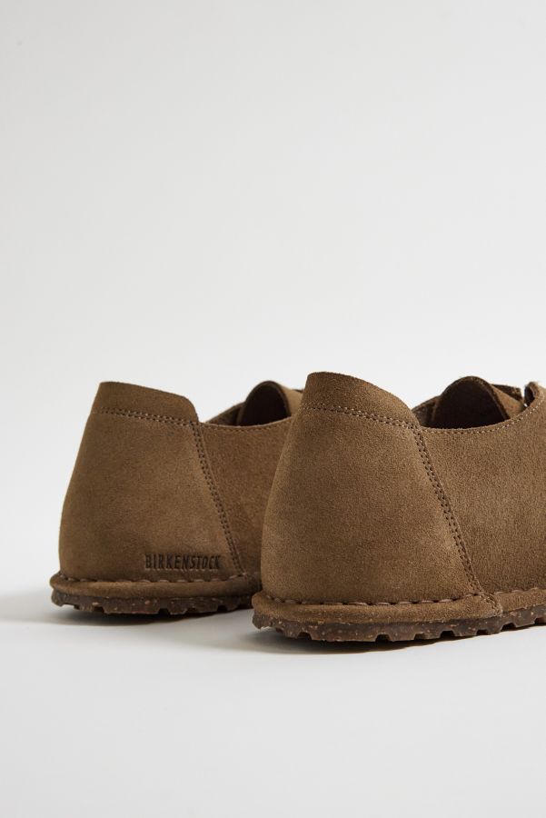 Vista diapositiva: 4: Scarpe Scamosciate Taupe Utti Birkenstock con Lacci