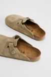 Thumbnail View 4: Birkenstock Verblasste Khaki Wildleder Boston Clogs