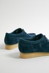 Thumbnail View 4: Clarks Originals Wallabee Navy Teal Suede Shoes