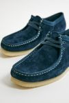 Thumbnail View 5: Clarks Originals Wallabee Navy Teal Suede Shoes