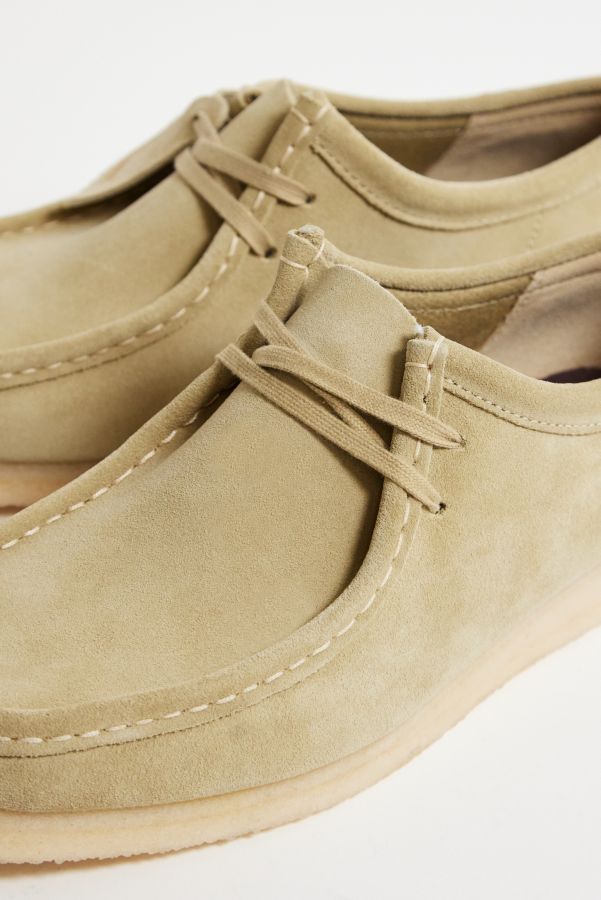 Slide View: 4: Clarks Originals Wallabee Ahorn Wildleder Schuhe