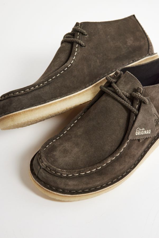 Slide View: 4: Clarks Originals Désert Nomade Taupe Gris