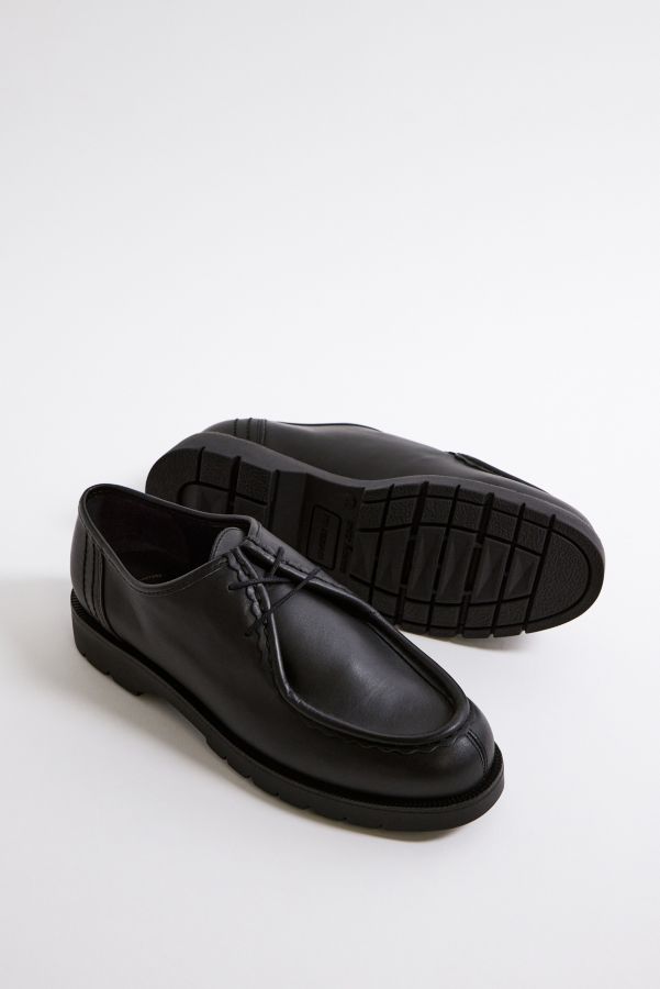 Slide View: 1: KLEMAN Black Leather Padror Shoes