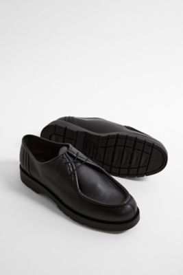 KLEMAN Black Leather Padror Shoes