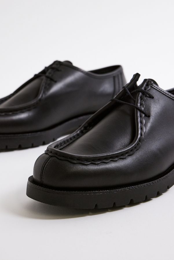 Slide View: 3: KLEMAN Black Leather Padror Shoes