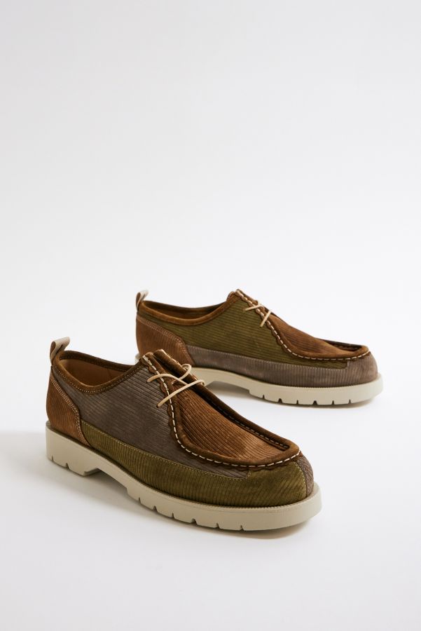 Slide View: 1: KLEMAN Khaki Kordsamt Bastille Schuhe