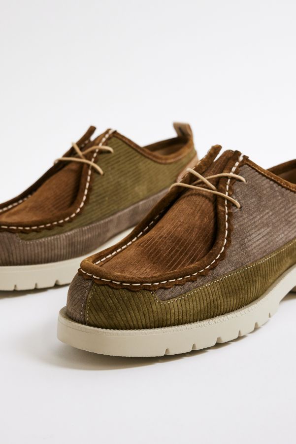 Slide View: 4: KLEMAN Khaki Kordsamt Bastille Schuhe