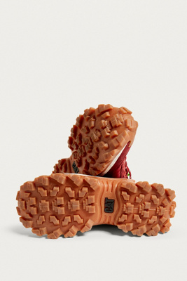 cat footwear intruder biking red trainers