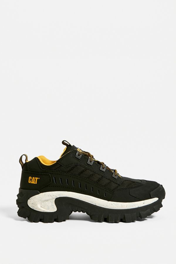 CAT Footwear Intruder Black and Yellow Trainers Urban Outfitters UK