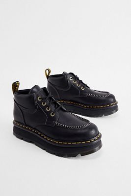 Dr. Martens Black Zebzag 4-Eye Boots