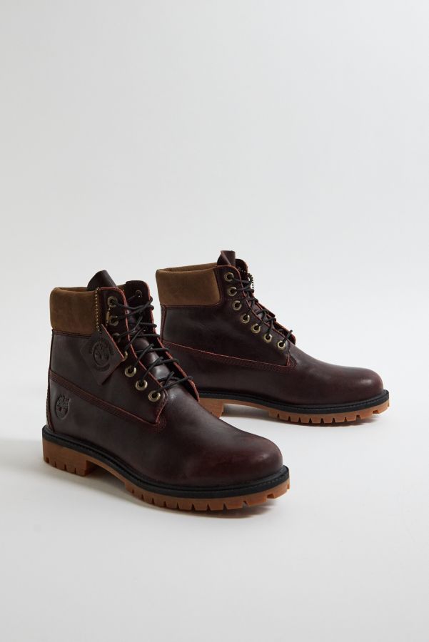 Vista diapositiva: 1: Stivali Timberland Burgundy Legends 6 Pollici