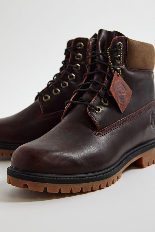 Vista diapositiva: 3: Stivali Timberland Burgundy Legends 6 Pollici