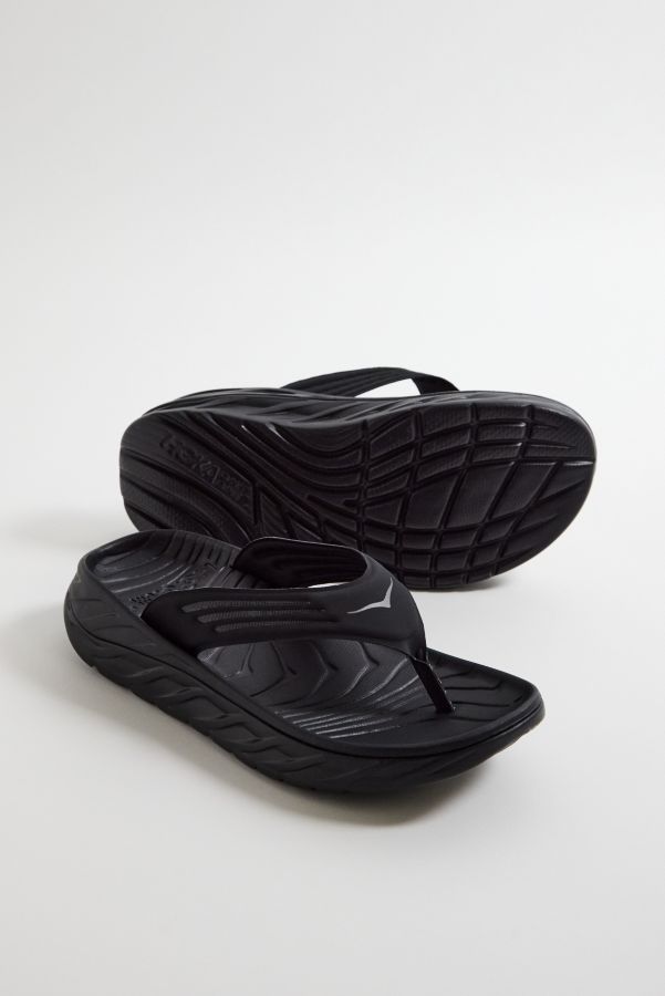 Vista de diapositivas: 1: Sandalias HOKA Ora Recovery Flip Negro