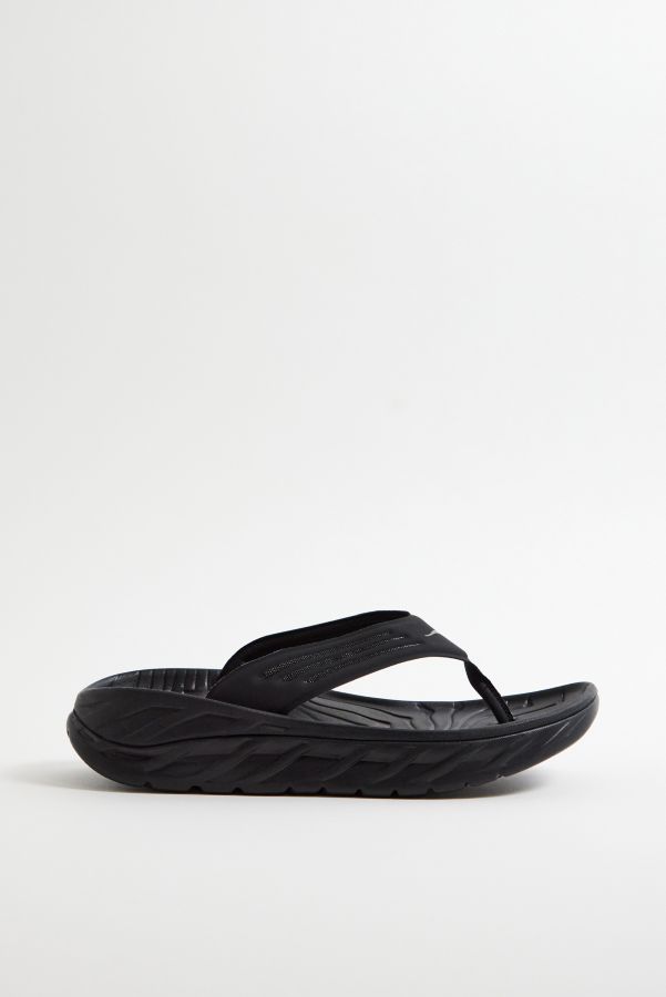 Vista de diapositivas: 2: Sandalias HOKA Ora Recovery Flip Negro